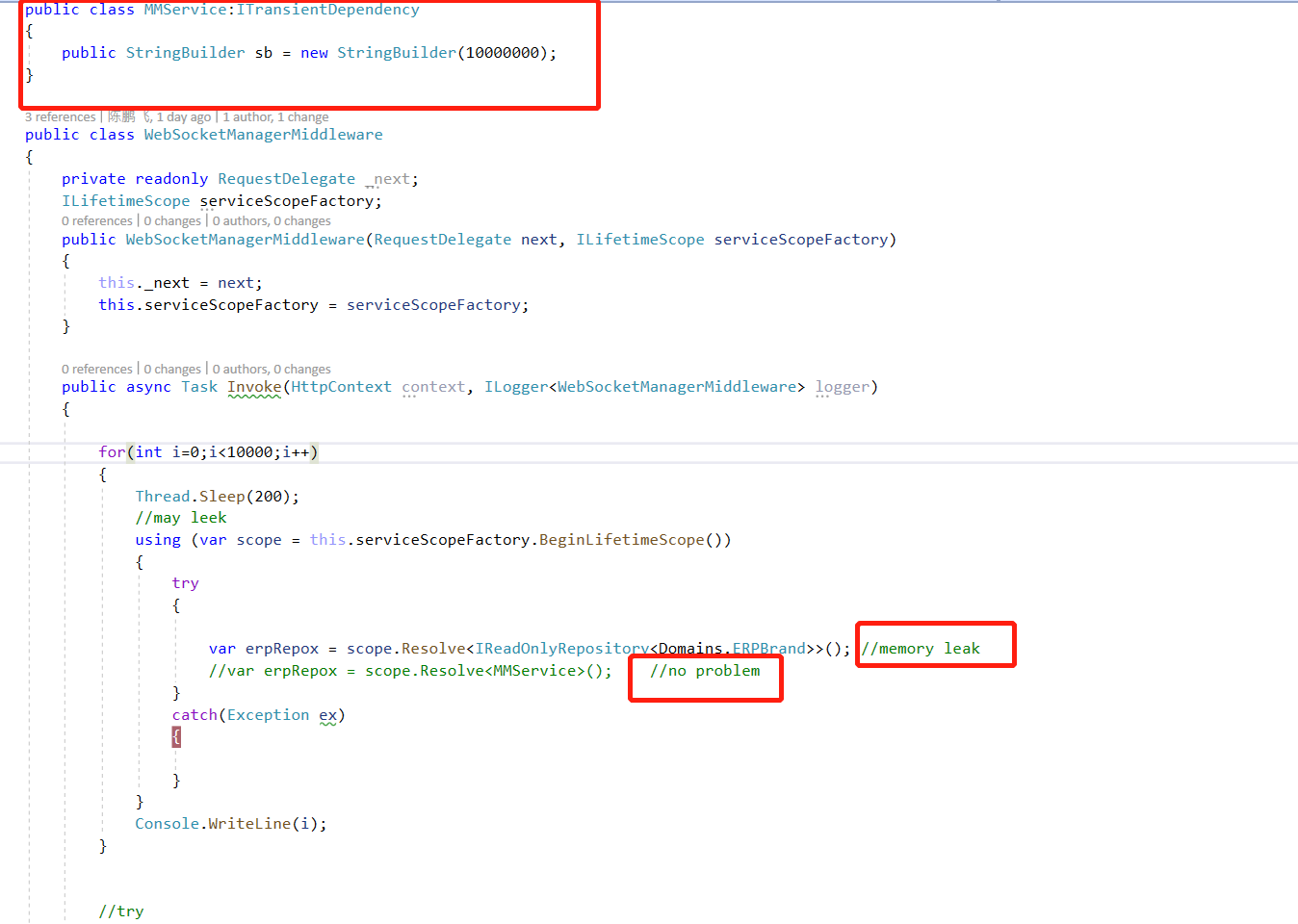It seems got memory leak in scop inject · Issue #5858 · abpframework ...