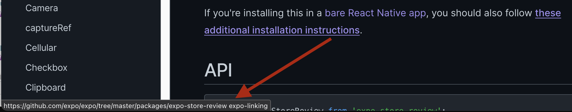 [docs] StoreReview bare React Native instructions link broken · Issue ...