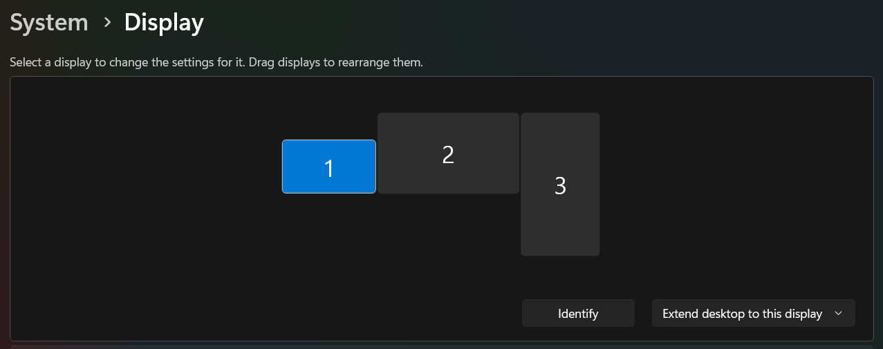 wrong multiple monitors arrangement with inconsistant monitor scales
