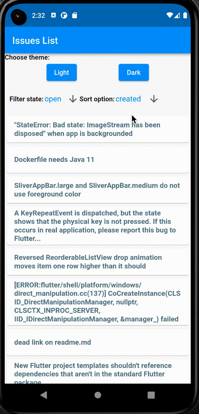 GitHub - Nayemuzzaman/flutter_github_issue_list