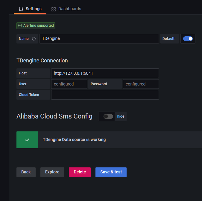 gafana读取不到tDengine中数据 · Issue #19240 · taosdata/TDengine · GitHub