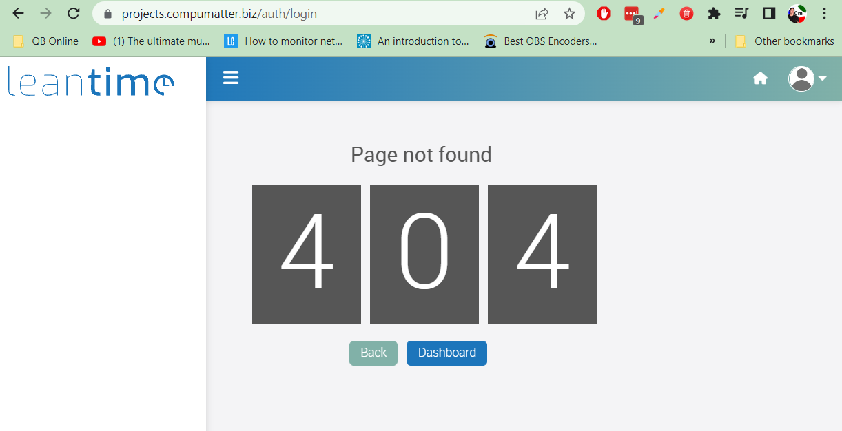 LDAP login failure throws 404 Can't login at all · Issue 1045