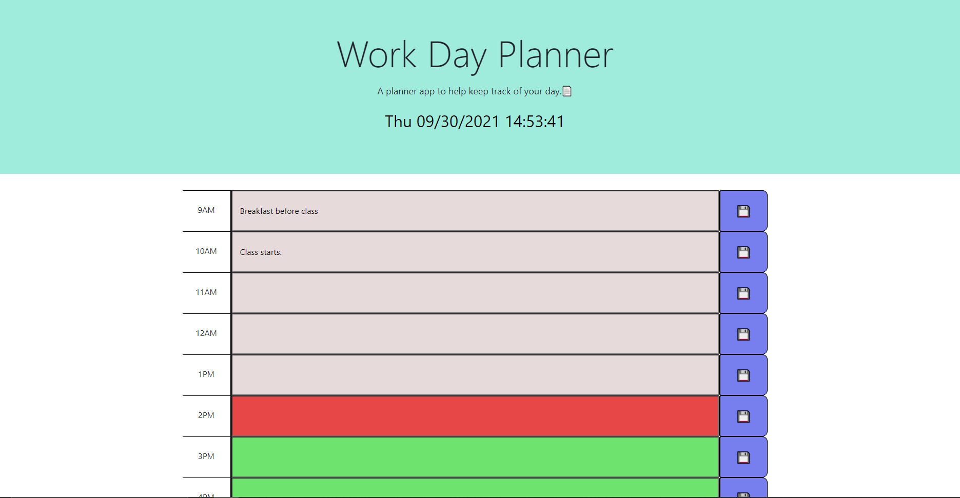 GitHub - Erebus009/Work-Day-Planner: A planner to store your tasks for ...