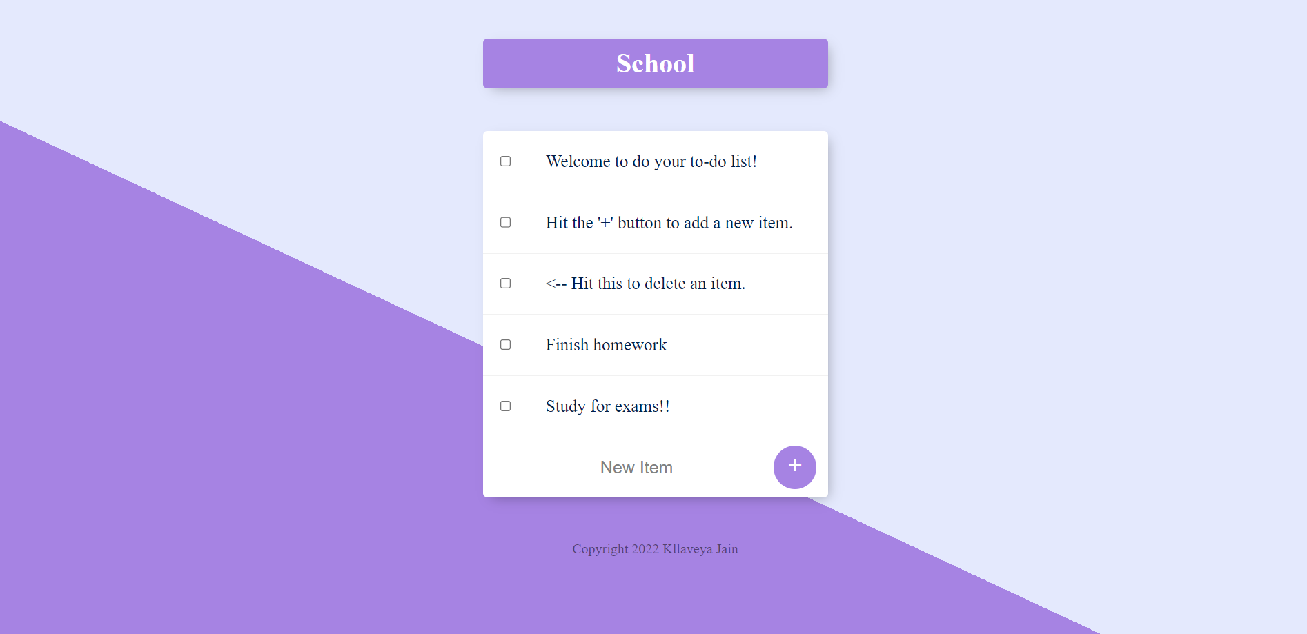 GitHub - kllaveya-jain-1/ToDo-List-New: A ToDo List web app using ...
