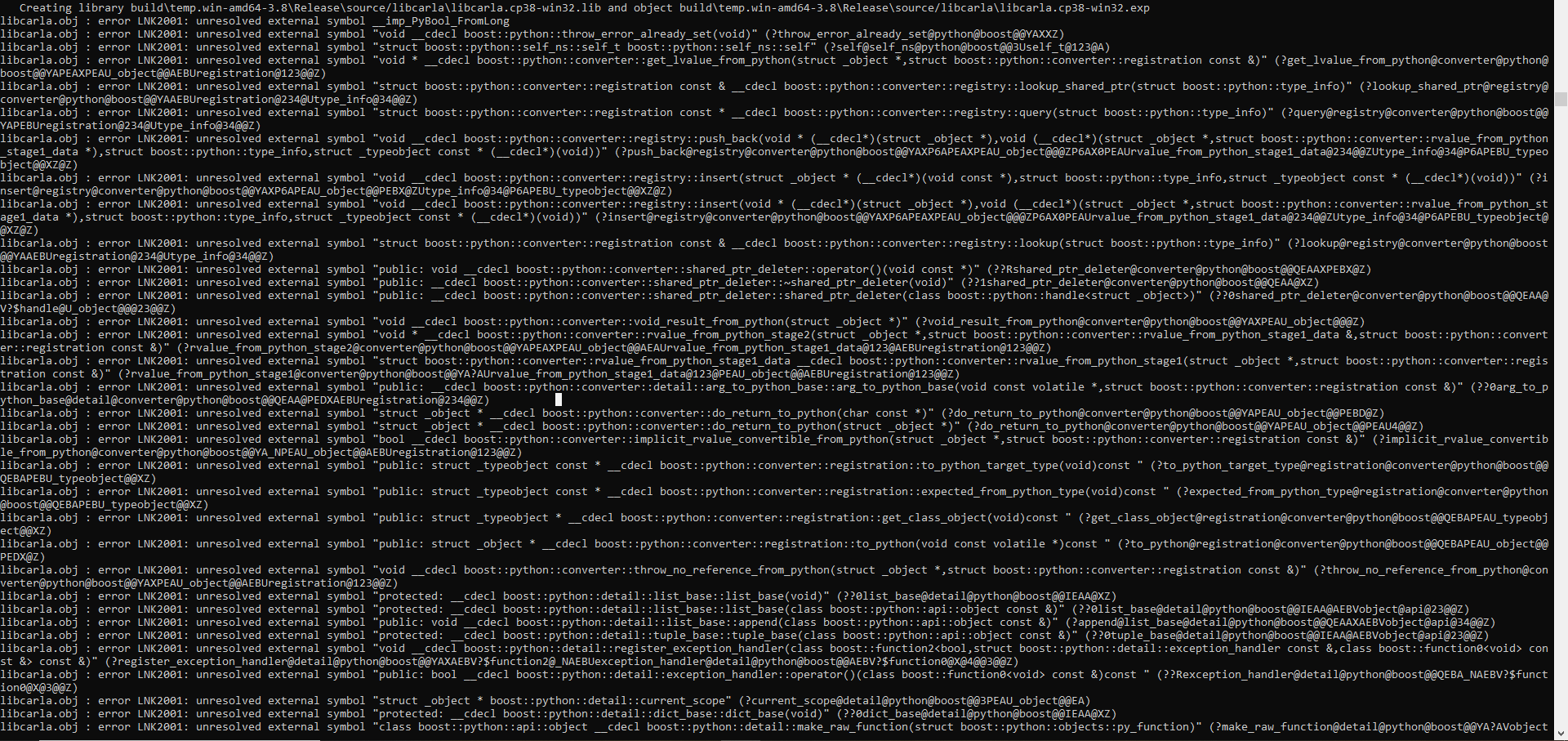 Unsuccessful Python API installation by Boost Linking issues in Windows ...