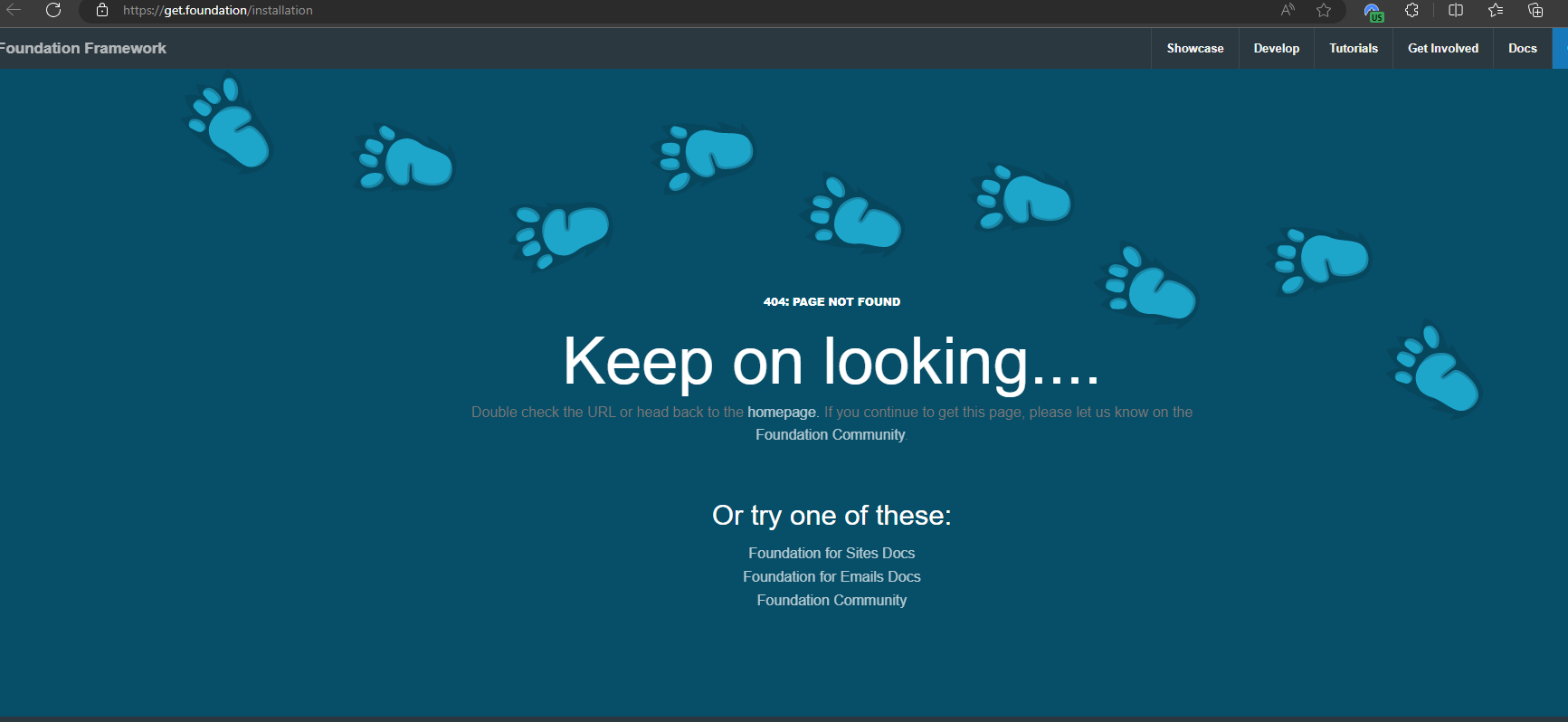 [Global Styles] Foundation website help document page sidebar has broken links · Issue 12573