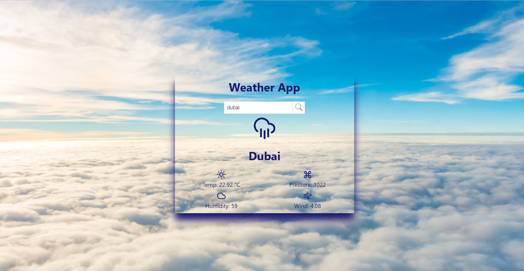 GitHub - ripudsrathore/weather-app: A React weather app where the user ...