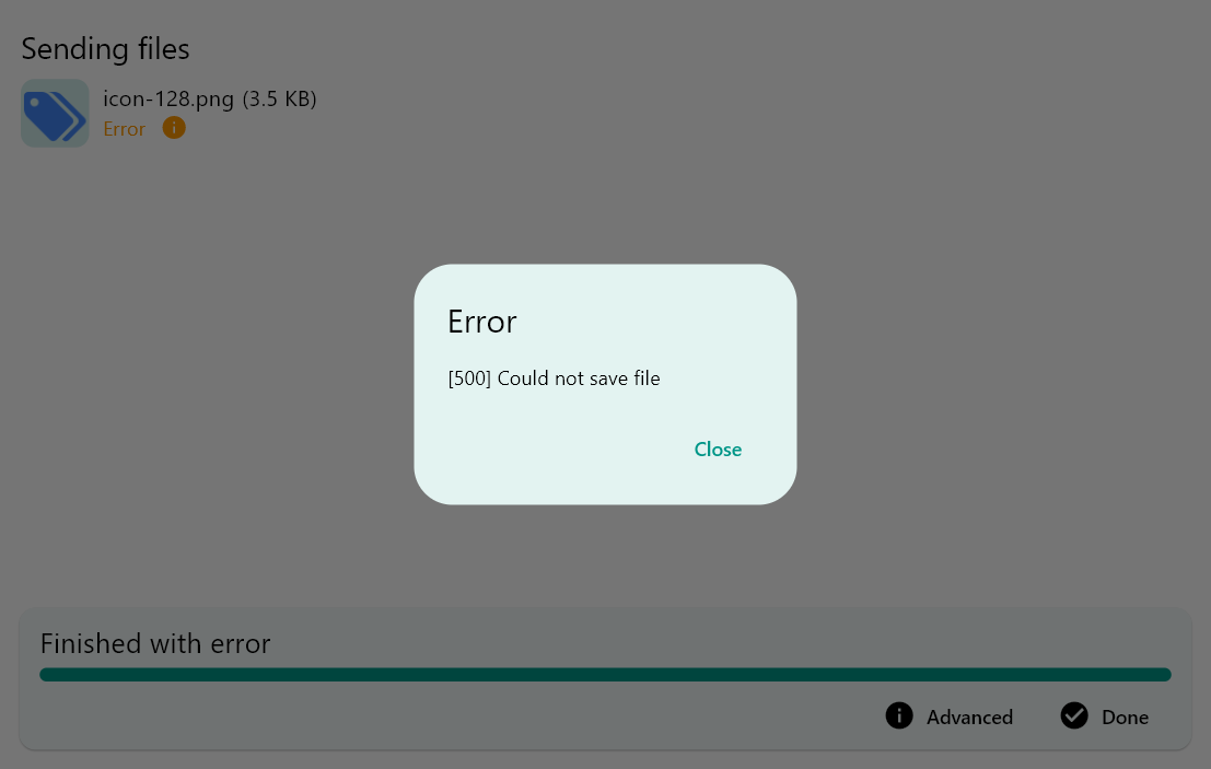 Bug report: Could not save file · Issue #252 · localsend/localsend · GitHub