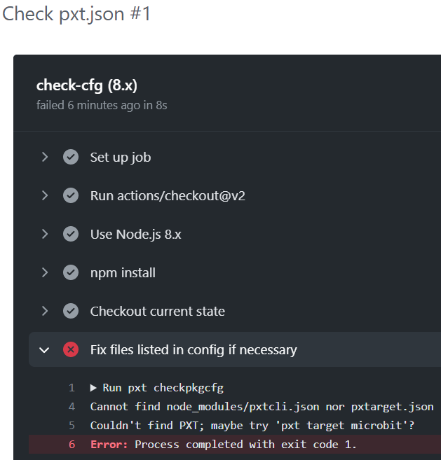 Saving new project to GitHub results in GH Action fail · Issue #3061 ...