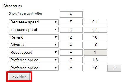 Rad Video Speed Controller