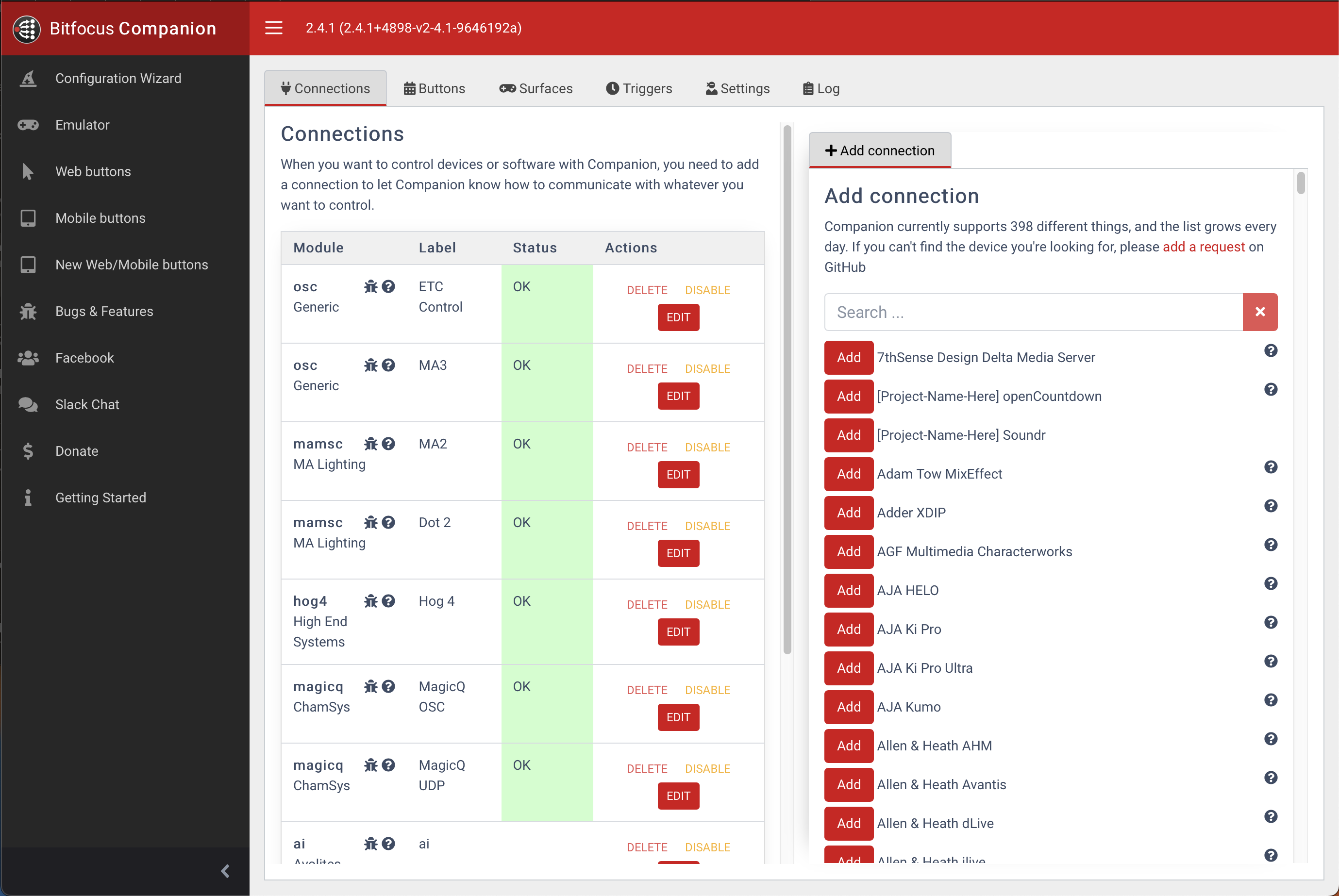 GitHub MBresin/ETCNOMADSD Moving Light controls for ETC Nomad. For