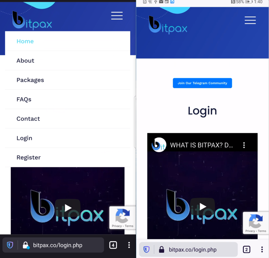 bitpax.co desktop site instead of mobile site · Issue 67339