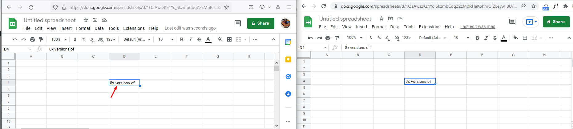 docs.google.com - Incorrect characters spacing of text in Google Sheets ...