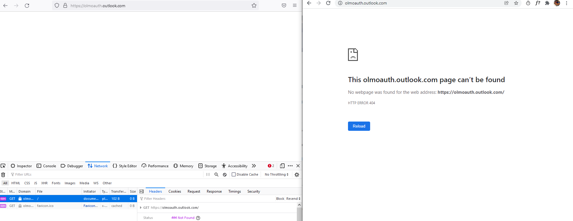 Olmoauth outlook Site Is Not Usable Issue 97809 Webcompat 