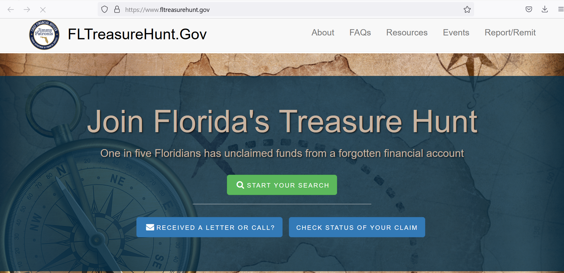www.fltreasurehunt.gov see bug description · Issue 110808