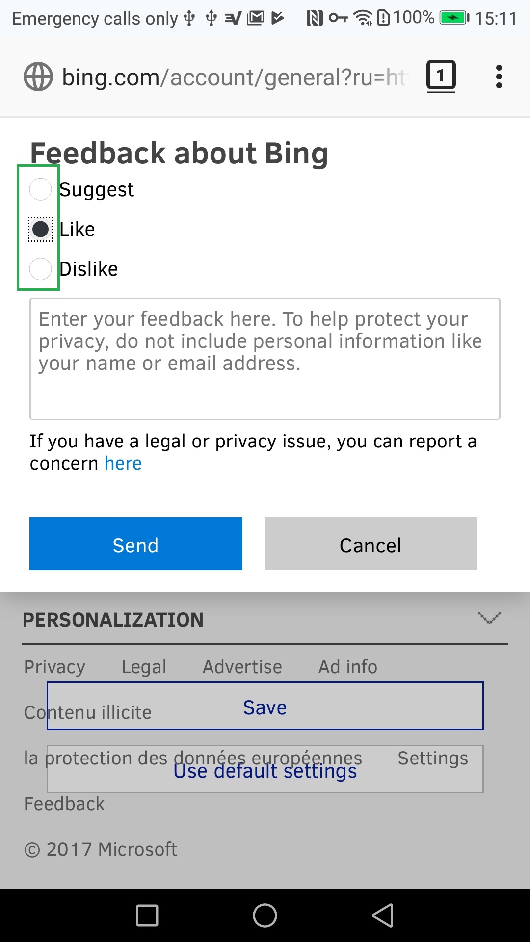 Incorrect checkbox/radio buttons theme in “SafeSearch