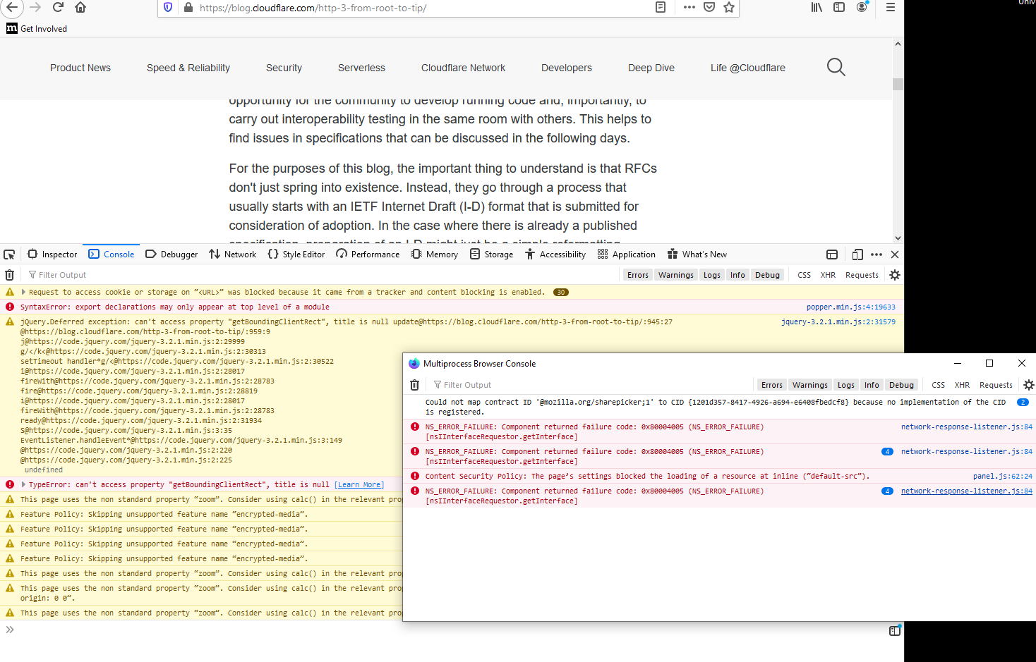blog.cloudflare.com - see bug description · Issue #47930 · webcompat ...