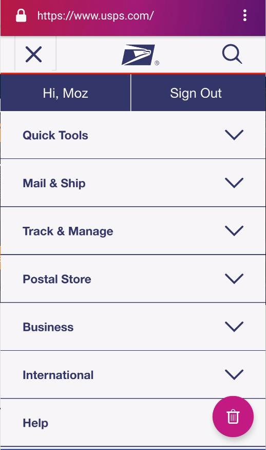 Informeddelivery usps see bug description issue 55035