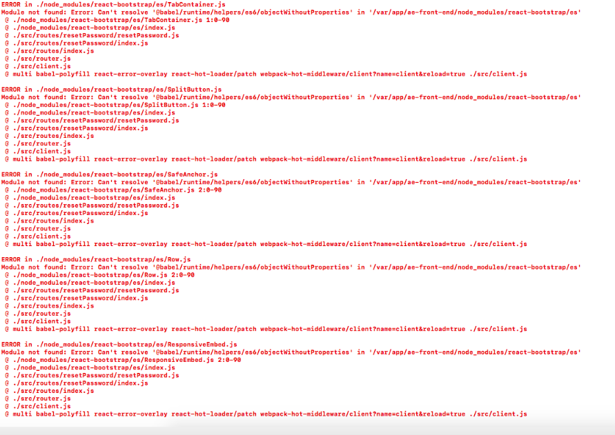 Not compatible with babel 6.24.x · Issue #3232 · react-bootstrap/react ...