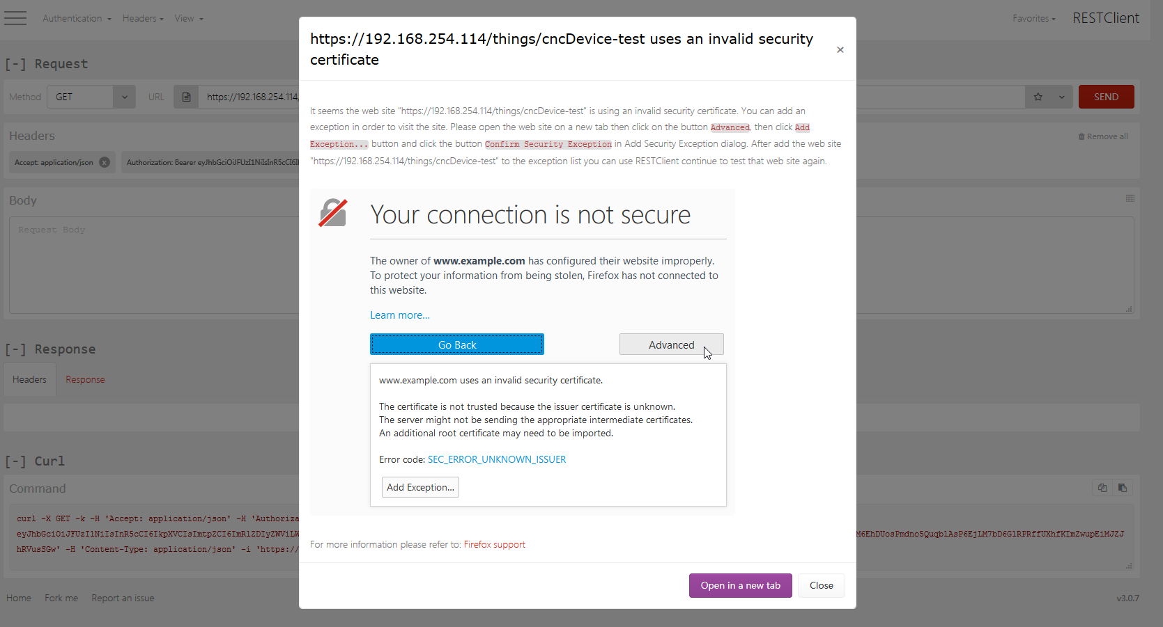 enable CORS for WEB thing API call · Issue 767 · ThingsIO/gateway
