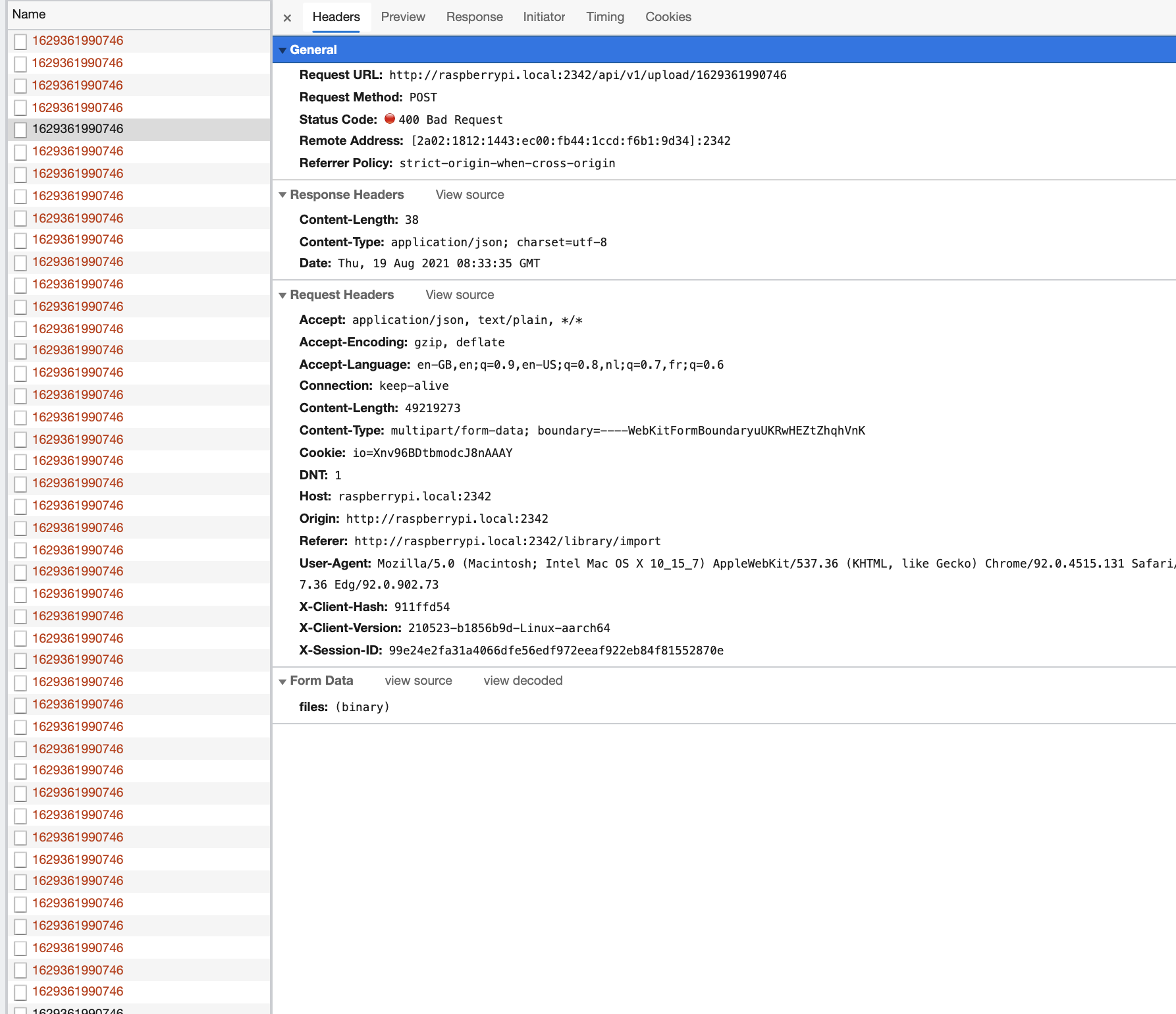 Upload More detailed errors logs · Issue 1486 · photoprism/photoprism