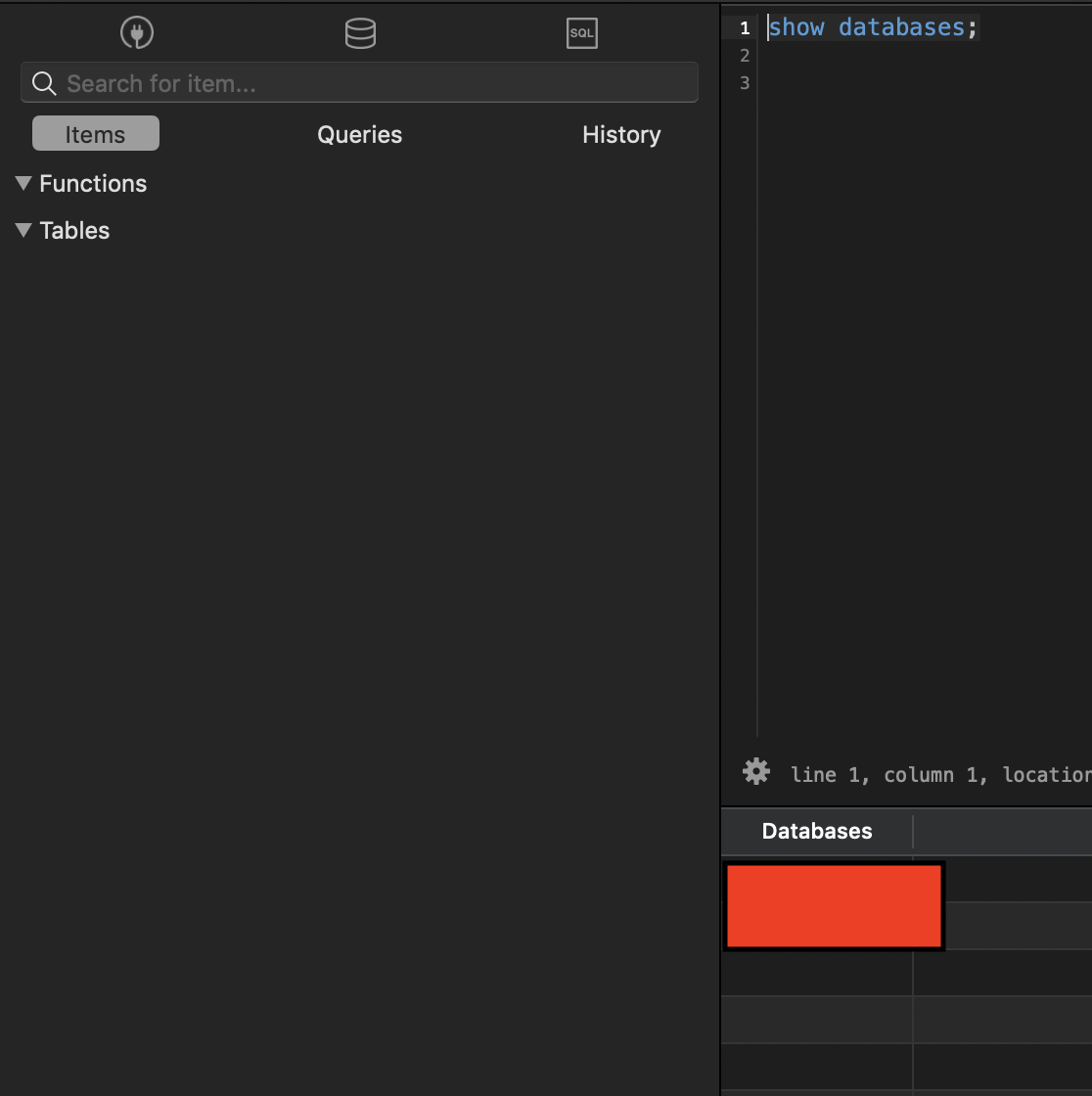 Database tables not listed when connected to MySQL Vitess cluster ...