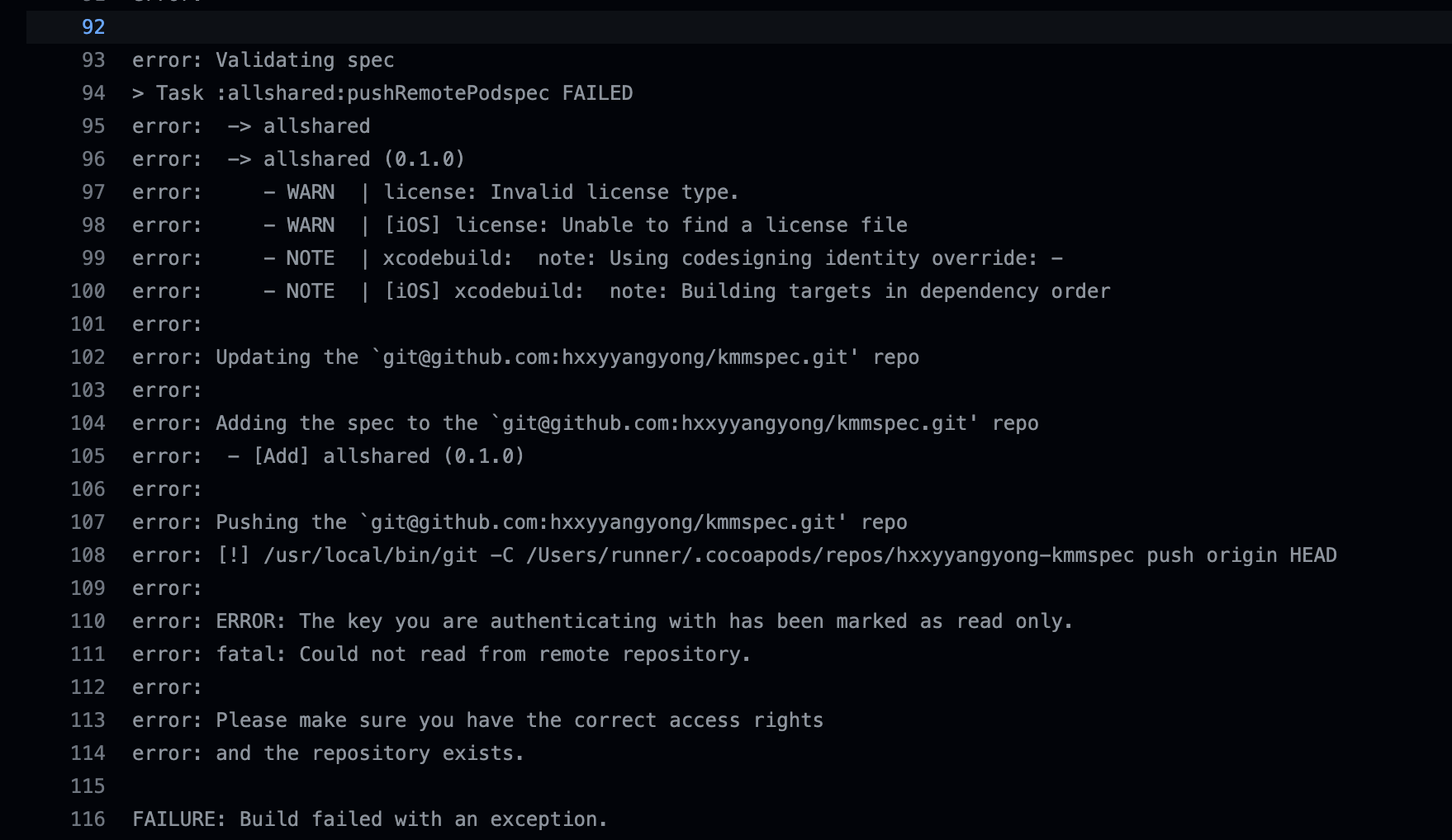 All Publish Faild on Build Main Step · Issue #135 · touchlab/KMMBridge ...