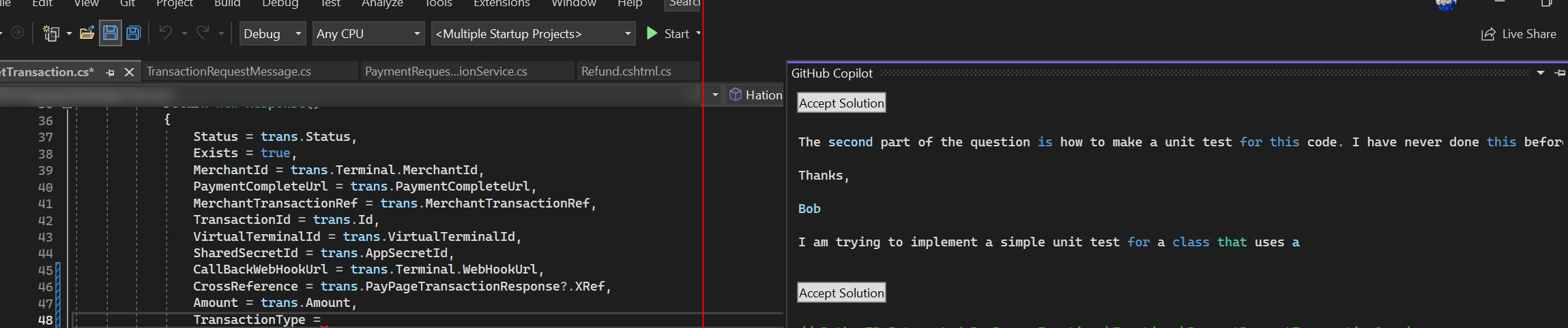 CoPilot suggests incomplete code · community · Discussion #38941 · GitHub