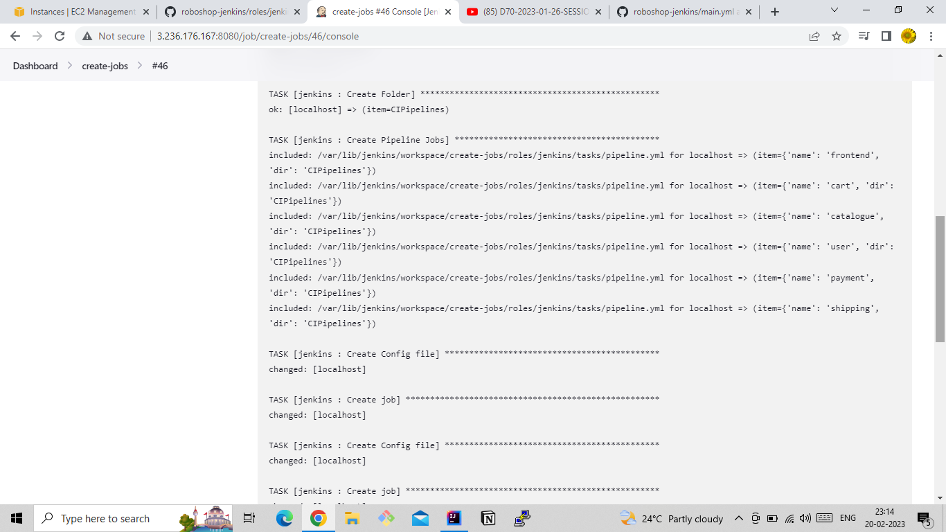 create-jobs are success,but folder is empty · learndevopsonline ...
