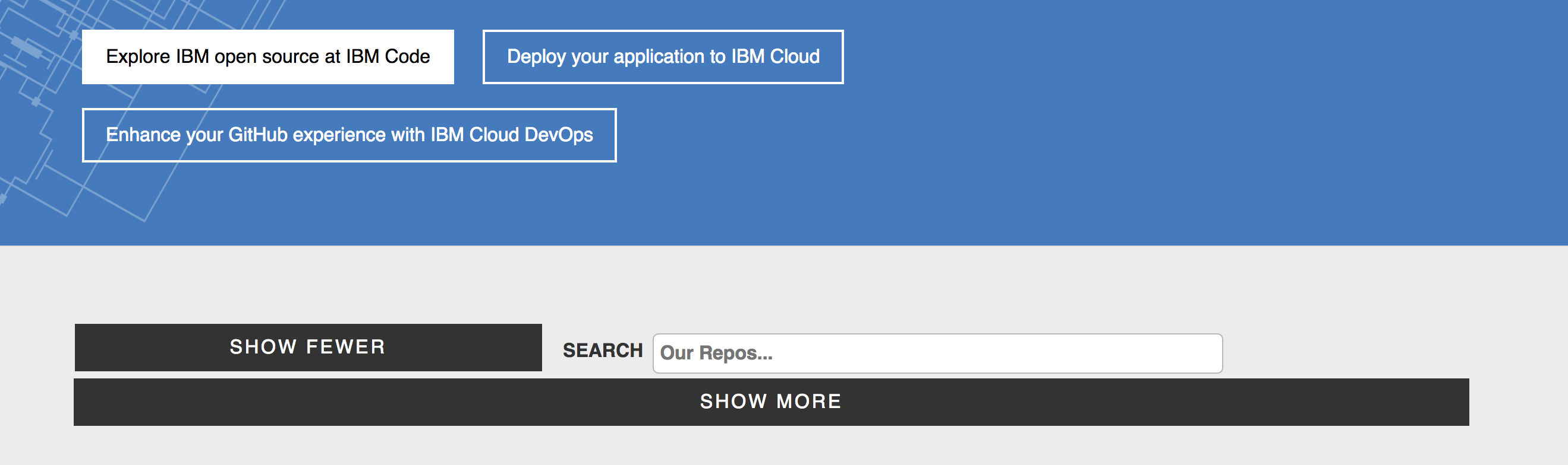 Search bar layout broken · Issue #110 · IBM/ibm.github.io · GitHub