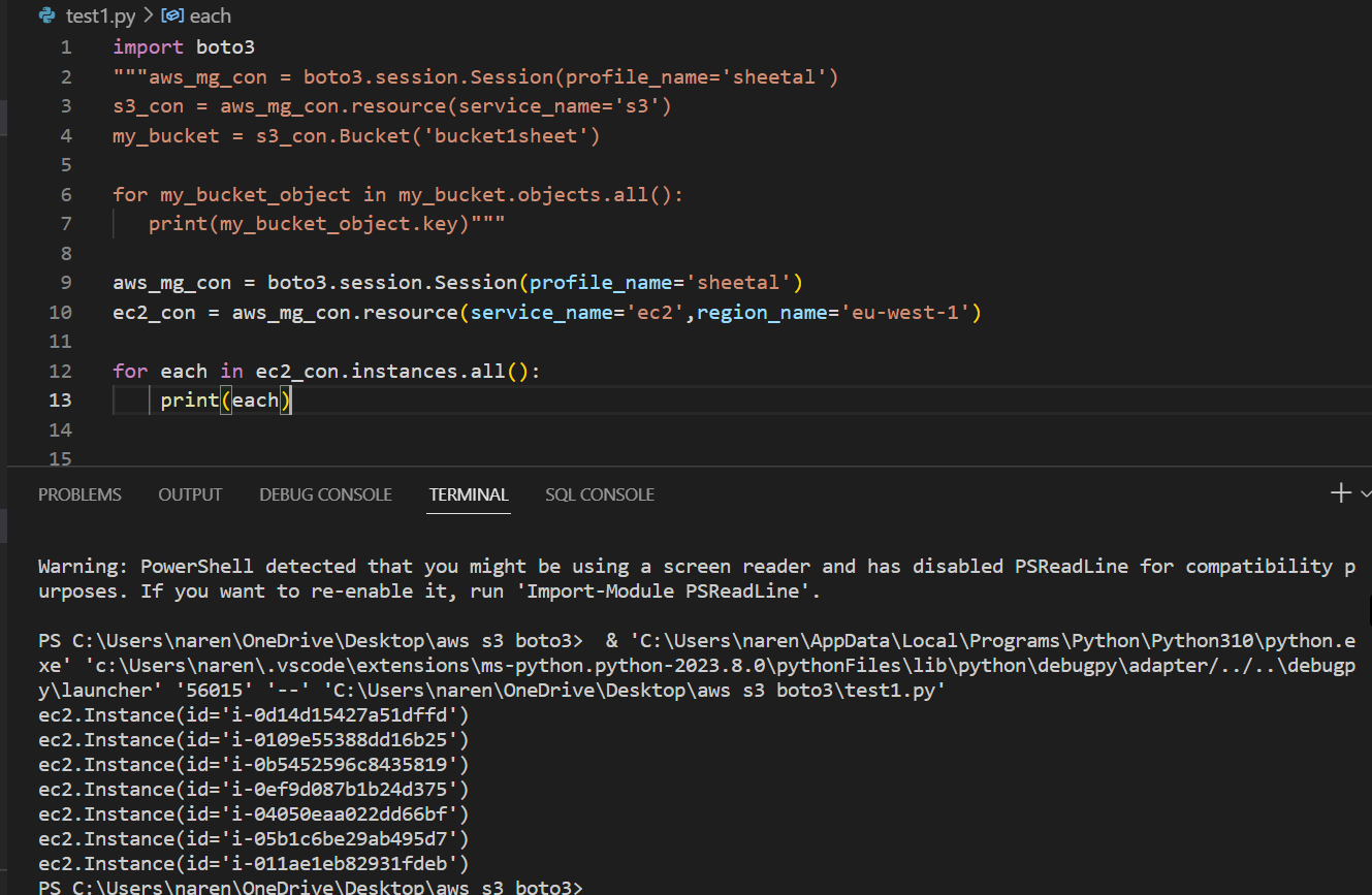 GitHub - sheetal76/BOTO3