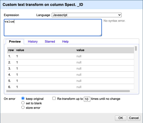 The value variable do not return a value · Issue #1 · wetneb/refine-js ...