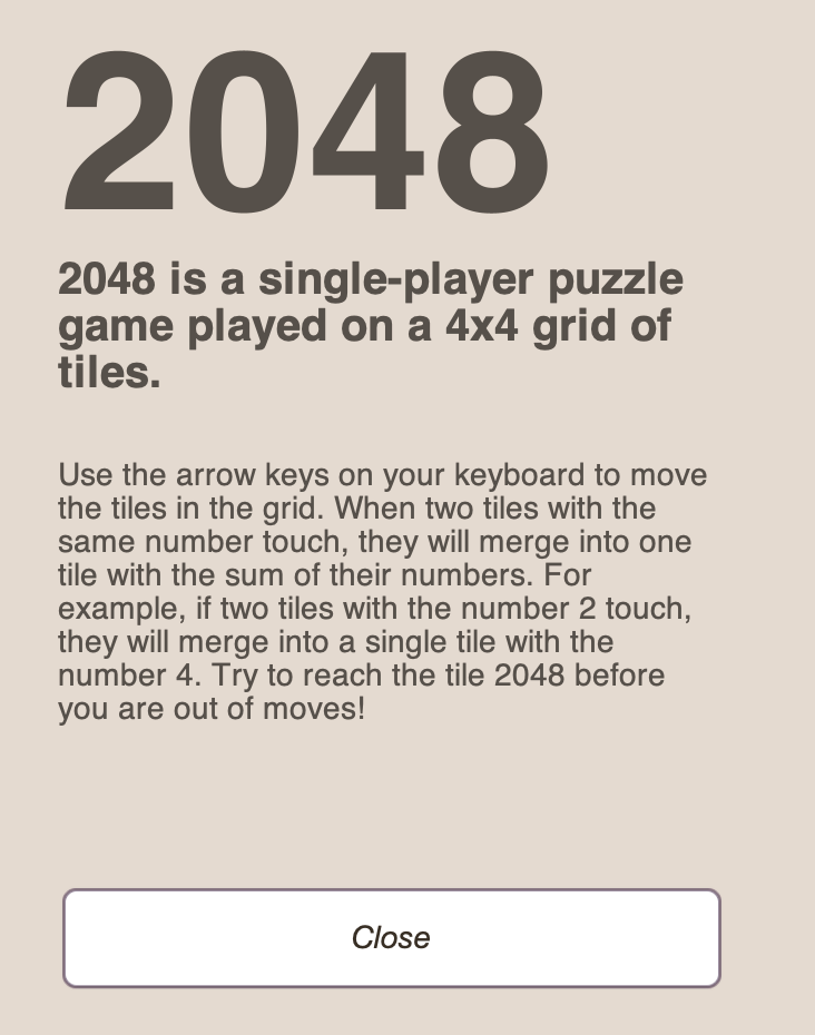Github Namitasajai Game 2048