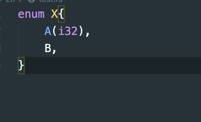 Enums with associated data are colored differently in rust · Issue #357 ...