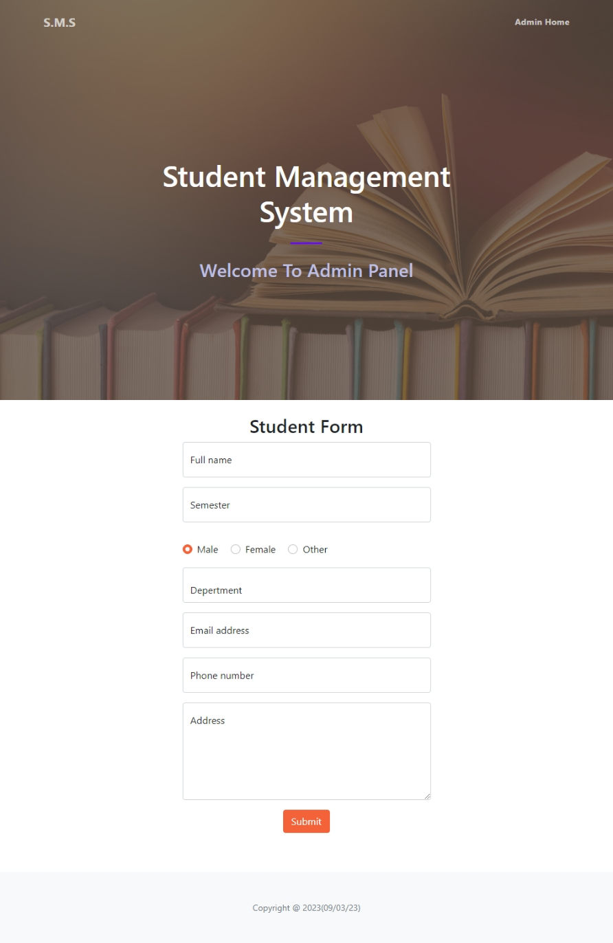 GitHub - RinaProg/Student-Management-System: Built in Python Framework ...