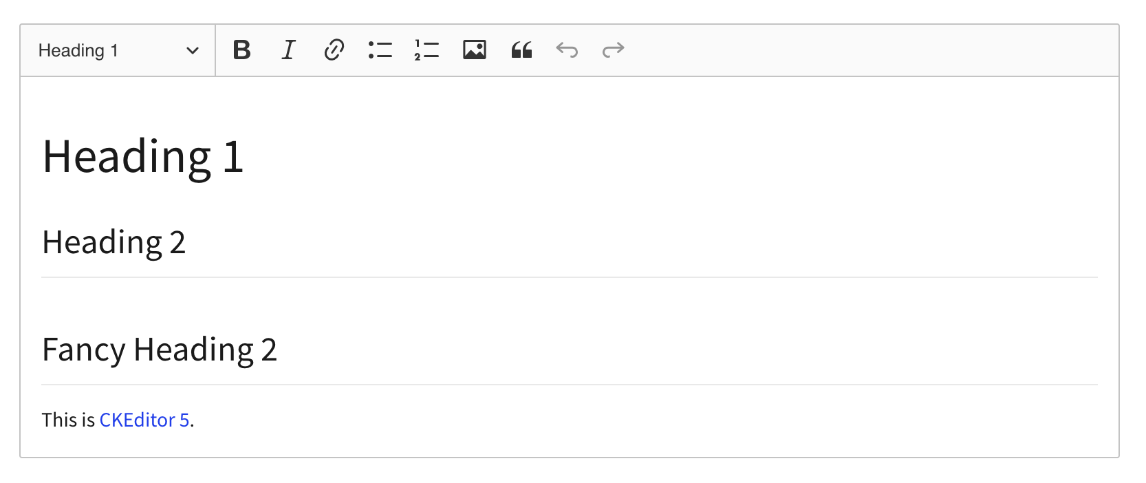 Custom heading elements not converted when the editor loads · Issue ...