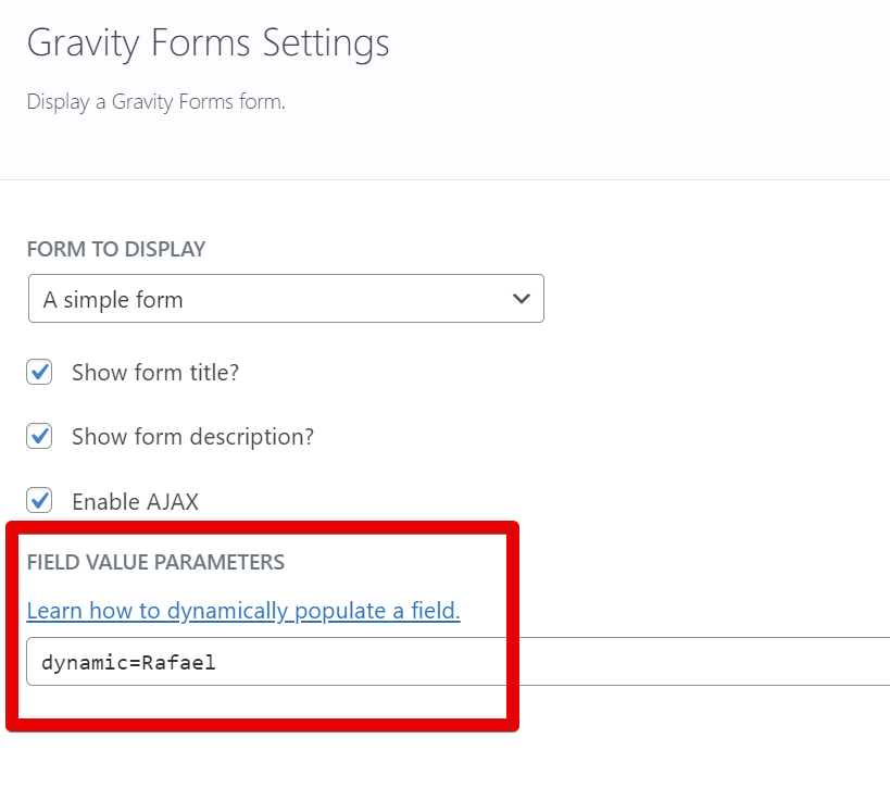 The Gravity Forms widget ignores the selected form in favor of the ...