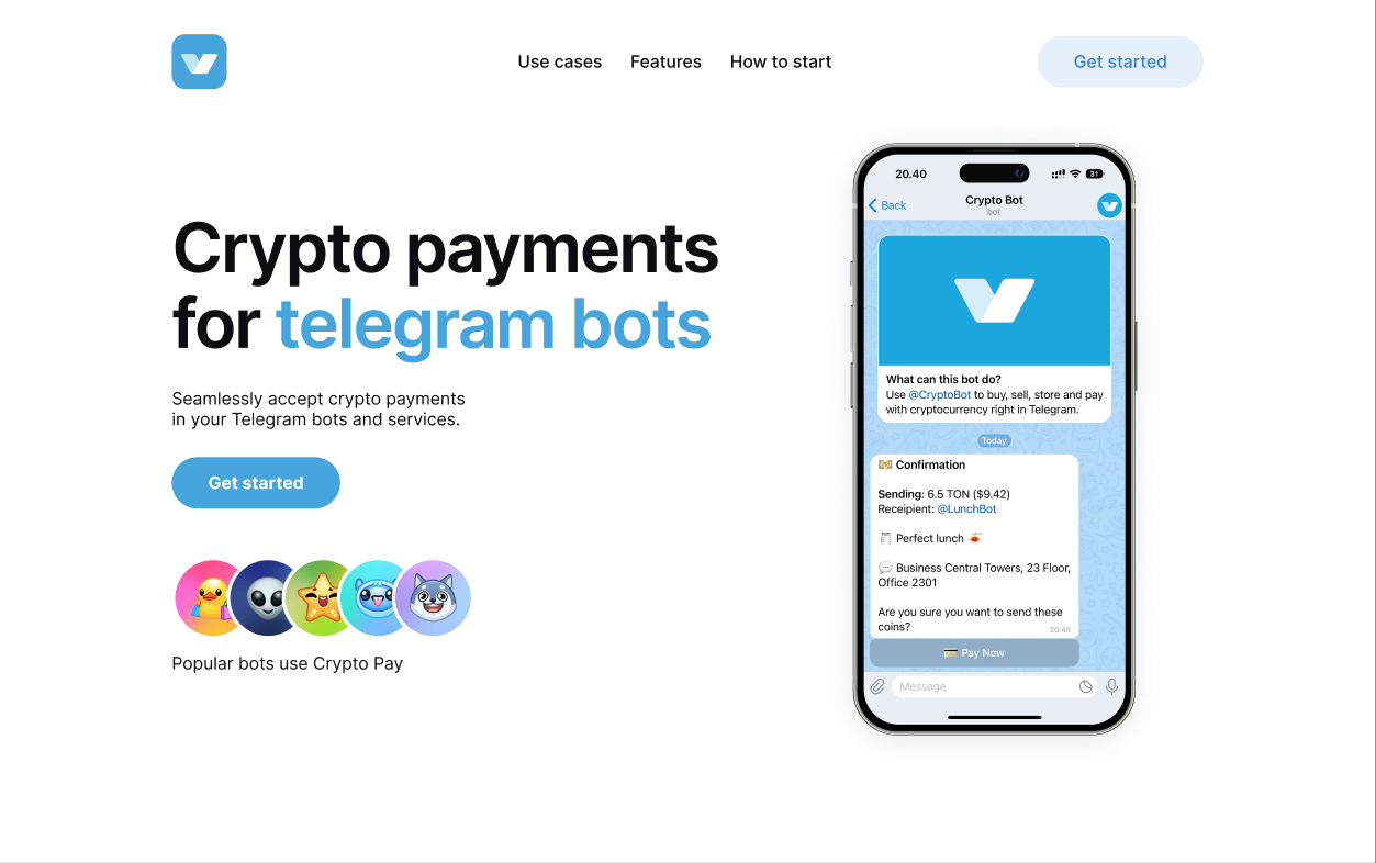 GitHub productmap/CryptoPay Landing page for CryptoPay