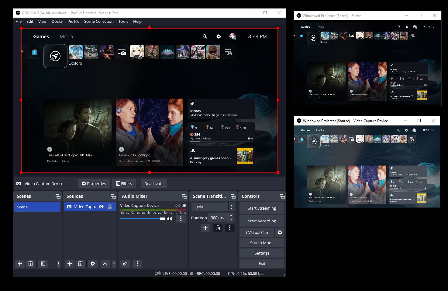 Avermedia Windowed and Fullscreen Projector (Source) has washed out