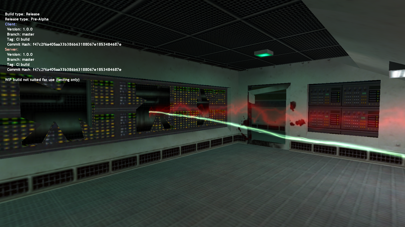 Wrong beam outer color in test chamber control room. · Issue #433 ...
