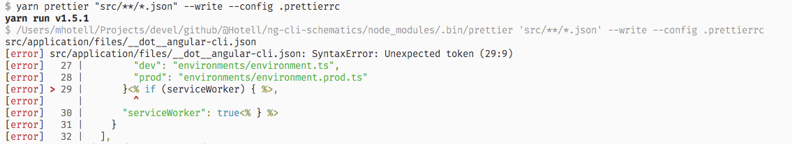 [question] .prettierignore syntax? · Issue #2964 · prettier/prettier ...