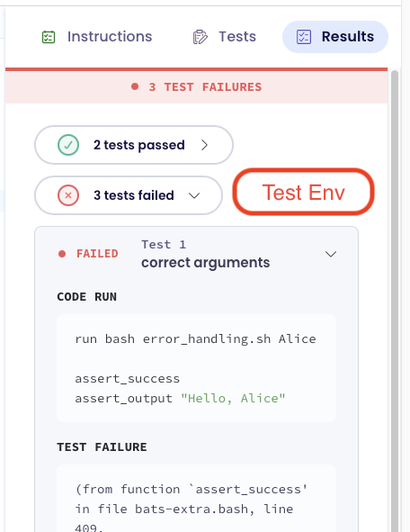 [feature req] Tell students about the test runner's environment · Issue ...