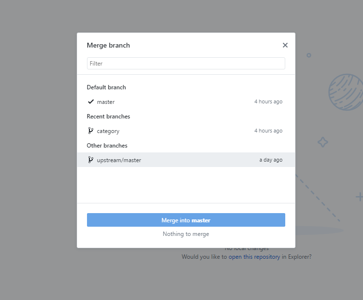 unable to merge my fork from upstream/master · Issue #4130 · desktop ...