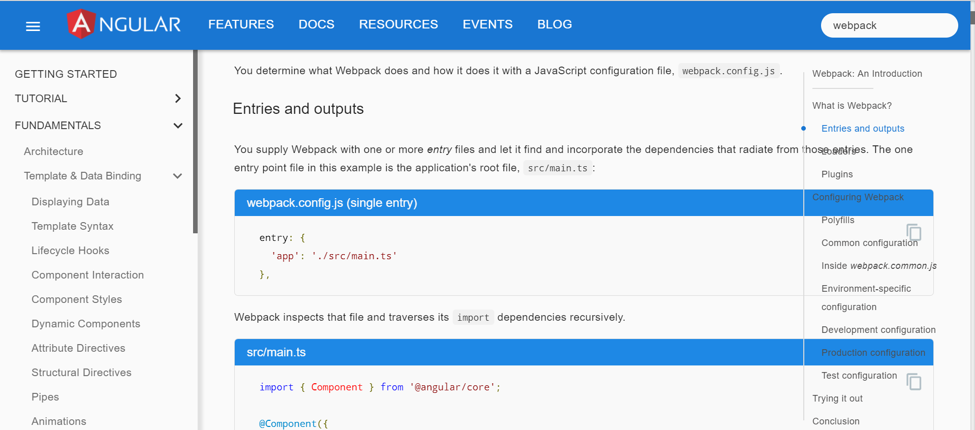 aio: webpack guide style issue · Issue #17912 · angular/angular · GitHub