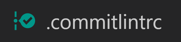 commitlint icon light background