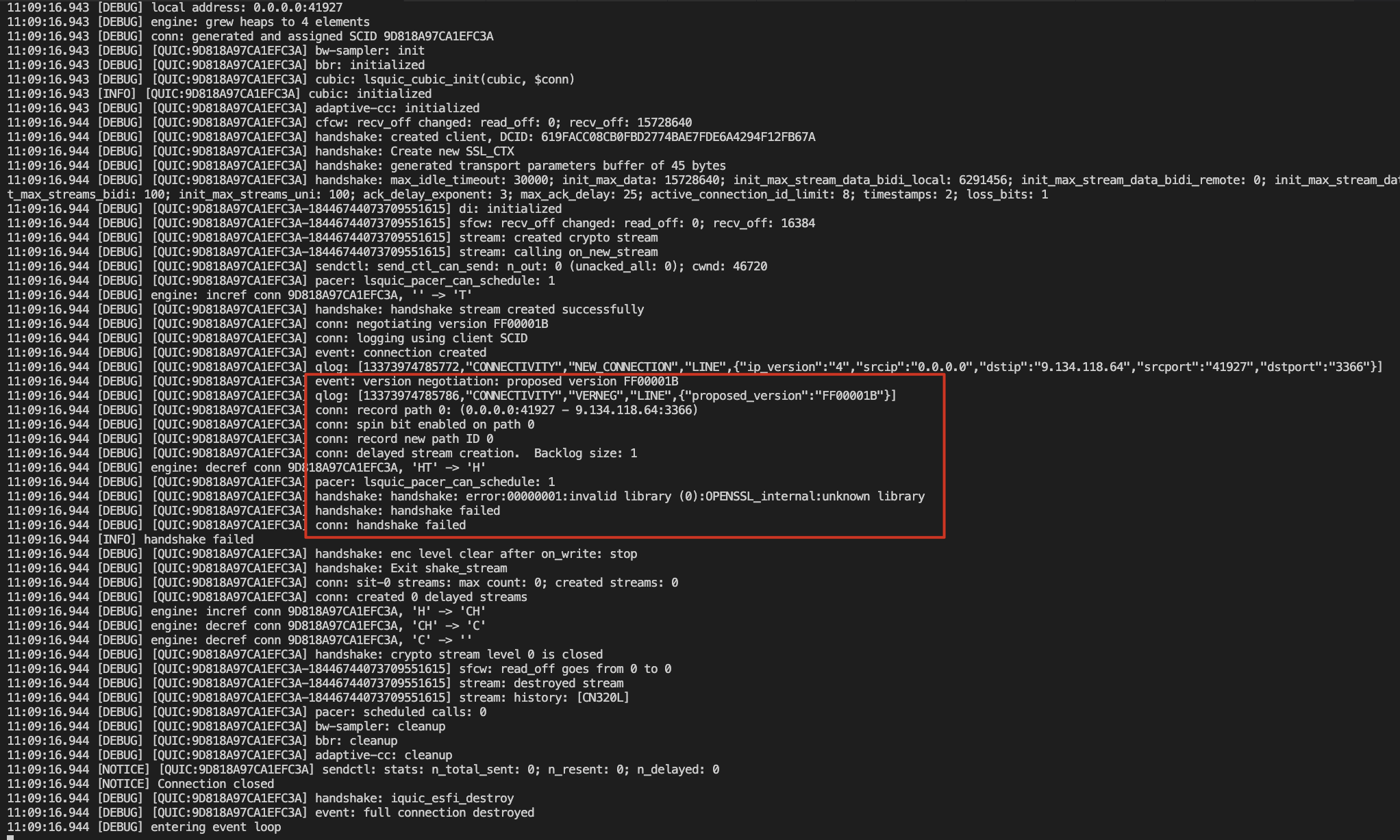 handshake: handshake: error:00000001:invalid library (0):OPENSSL ...