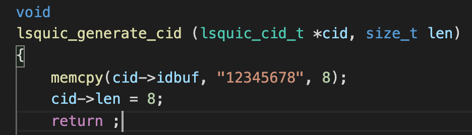 Memory may happen overflow when different quic version connection come ...