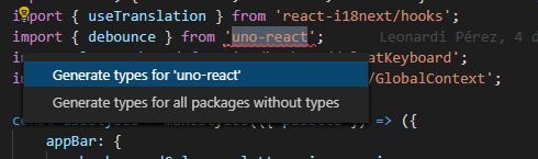 Creation of @types to expose exported elements · Issue #31 · unosquare ...