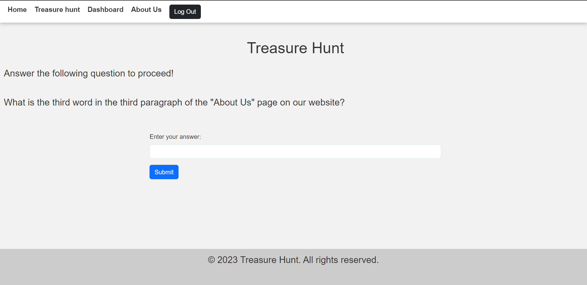 GitHub - DhruvinThakkar07/Treasure-Hunt