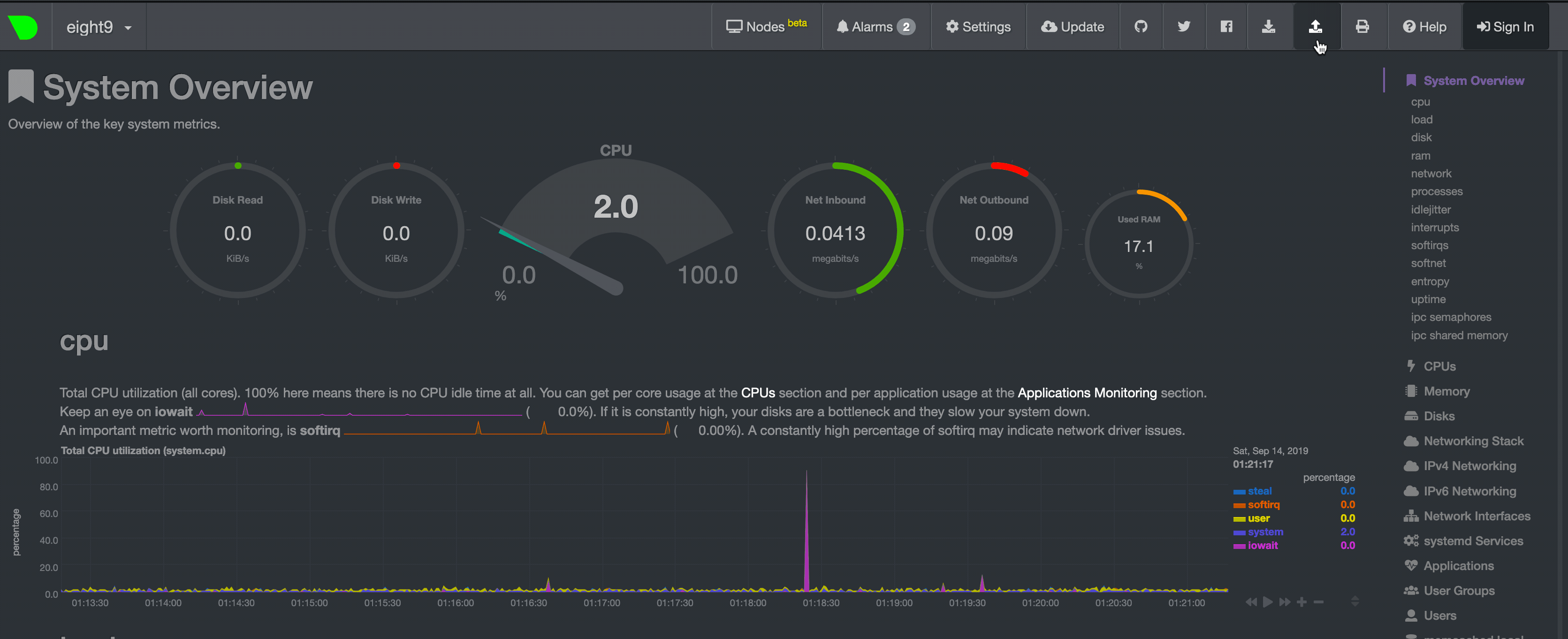 Animated GIF of opening the export
|
||||
modal